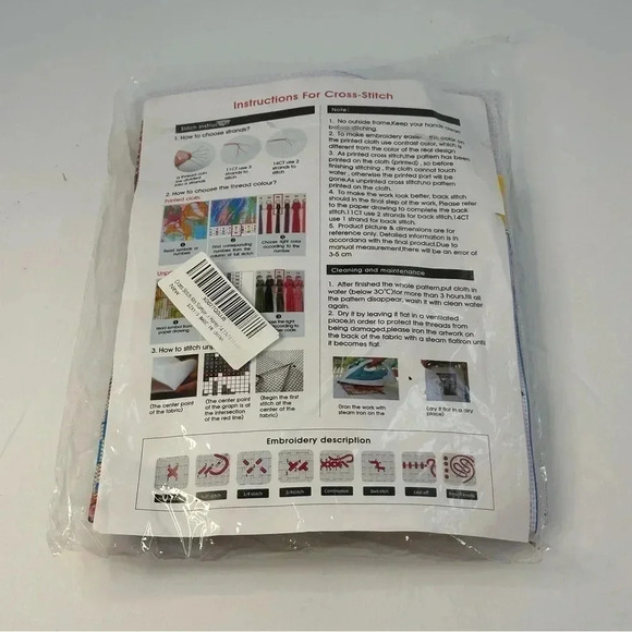 Crosstitch kit, hummingbird pattern, was opened and never used - Picture 10 of 10